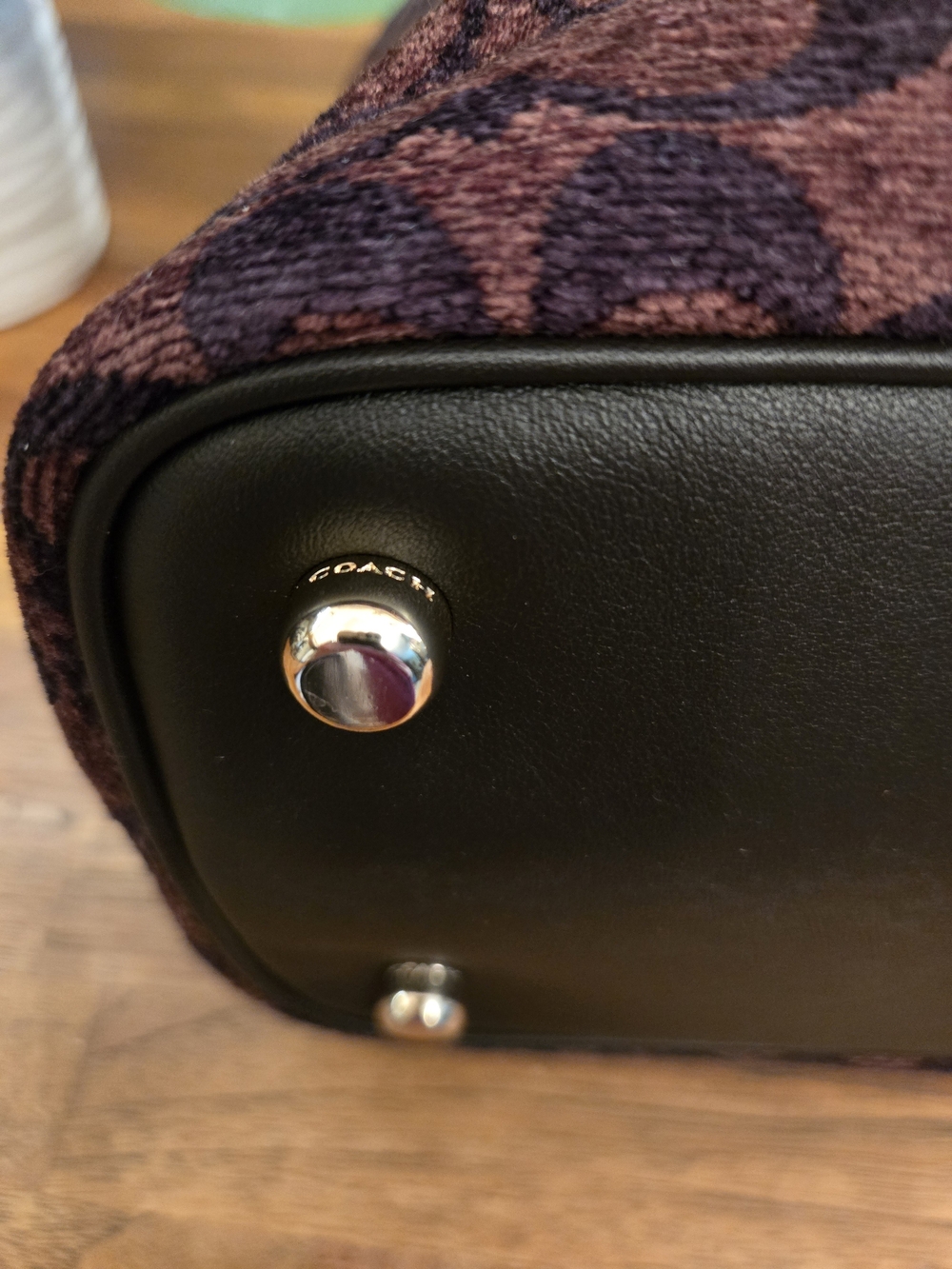 Coach Easton Tote Bag in Signature Chenille NEVER USED *NWOT - Picture 7 of 10